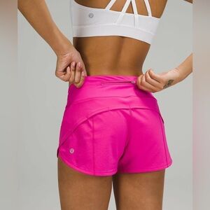 Lululemon Speed Up 4in Shorts Sonic Pink Size 0